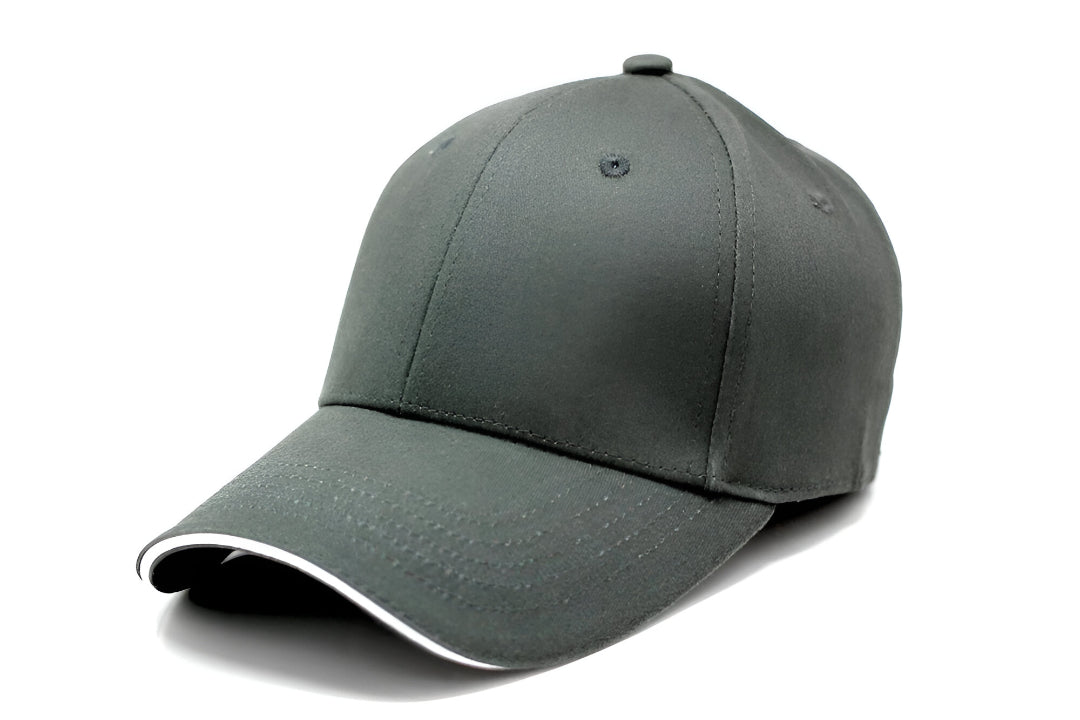 Modern Grey Cap & Premium Rimless Sunglasses Combo with Montblanc Case